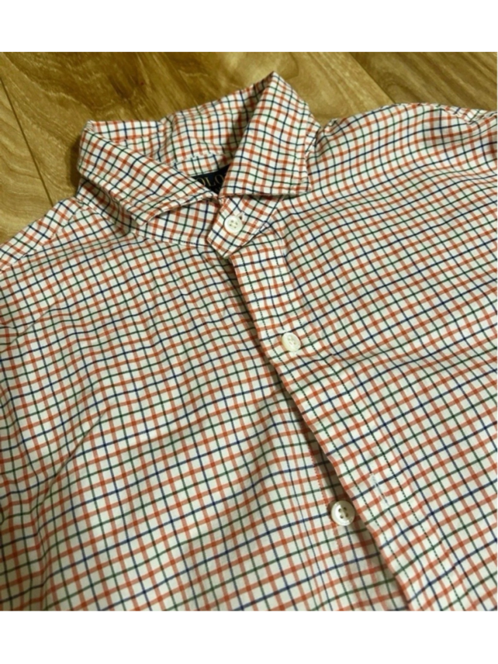 Ralph Lauren Polo Men’s Button-Up Shirt Size M Red Plaid Slim Fit